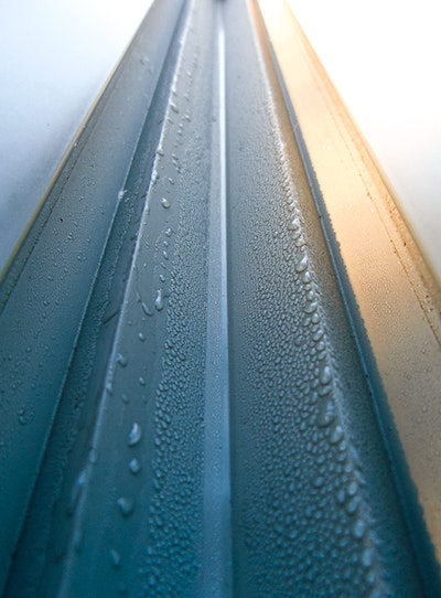 New gutter installation on a Houston home