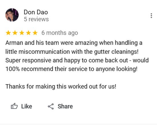 TruShine Houston window cleaning customer review screenshot 9