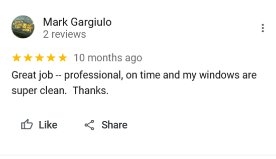 TruShine Houston window cleaning customer review screenshot 29