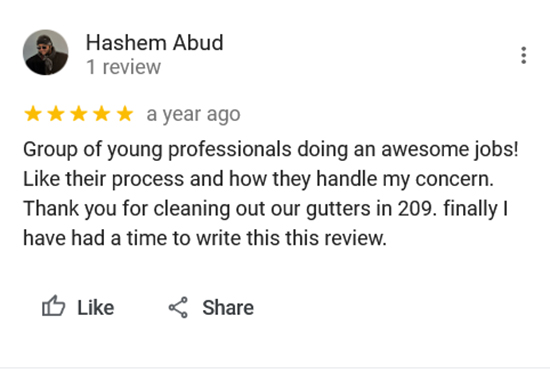 TruShine Houston window cleaning customer review screenshot 38