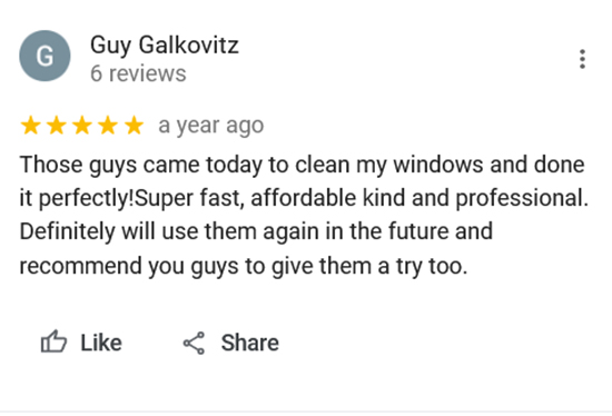 TruShine Houston window cleaning customer review screenshot 46